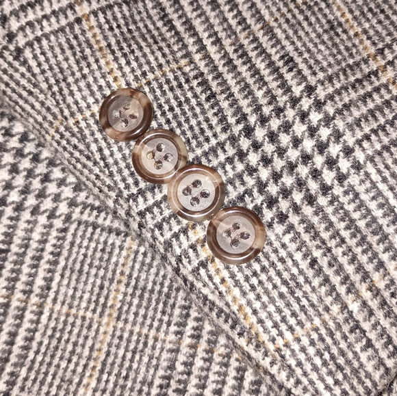 NWOT Mens Brooks Brothers 100% Camel Hair Houndstooth Glen Plaid Sport Coat 39R - Picture 8 of 16